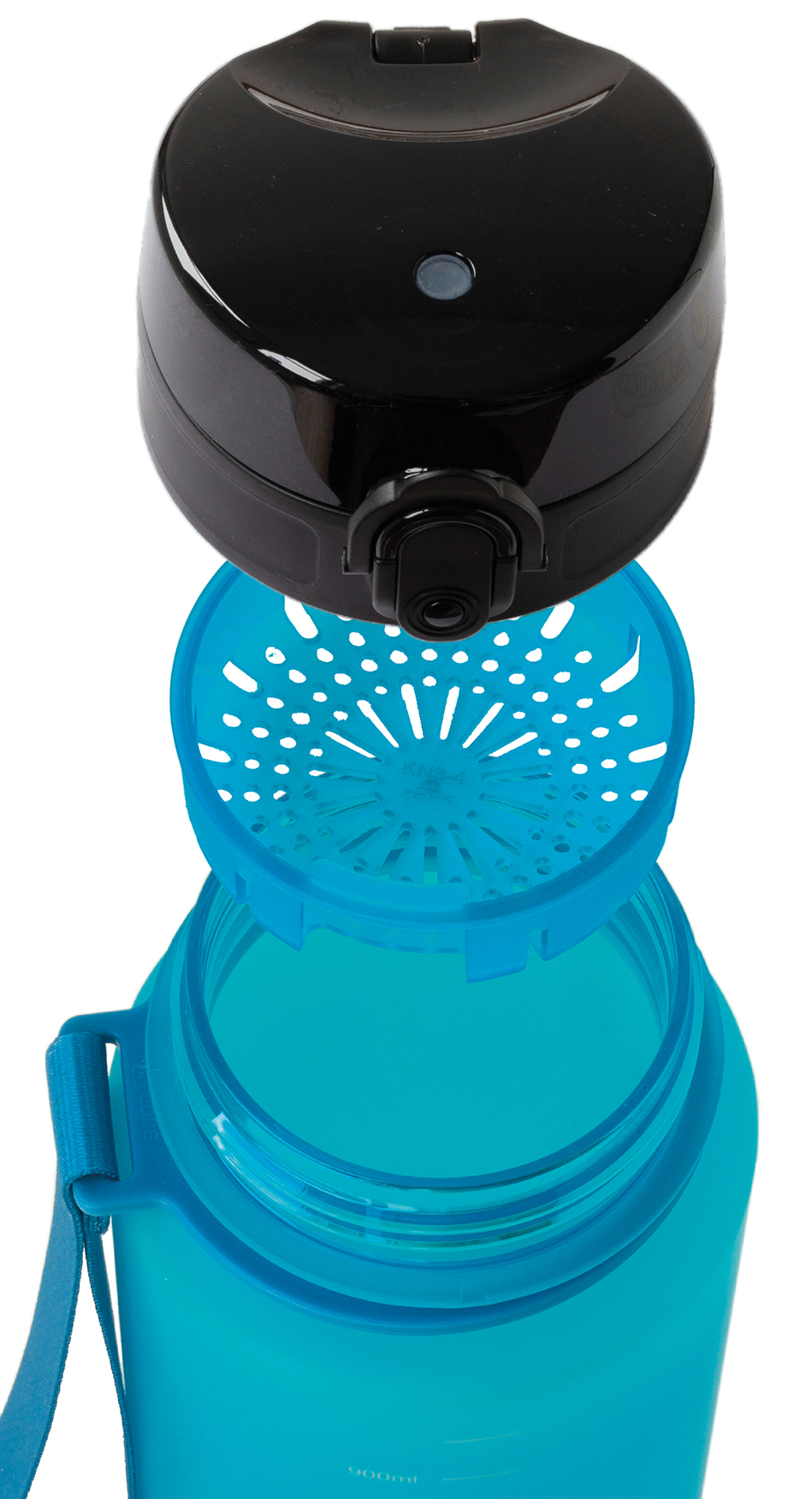 sportfles blauw